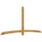 Ekena Millwork Bellingham Rough Sawn Timber Gable Bracket, Western Red Cedar, 108"W x 49"H x 2"D x 4"F, 11/12 Pitch GBW108X49X0204BEL00RWR - alternate 2